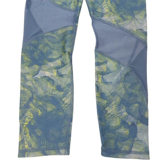 Under Armour Leggings Womens Medium Green Compression HeatGear Capri Athleisure - Picture 5 of 10